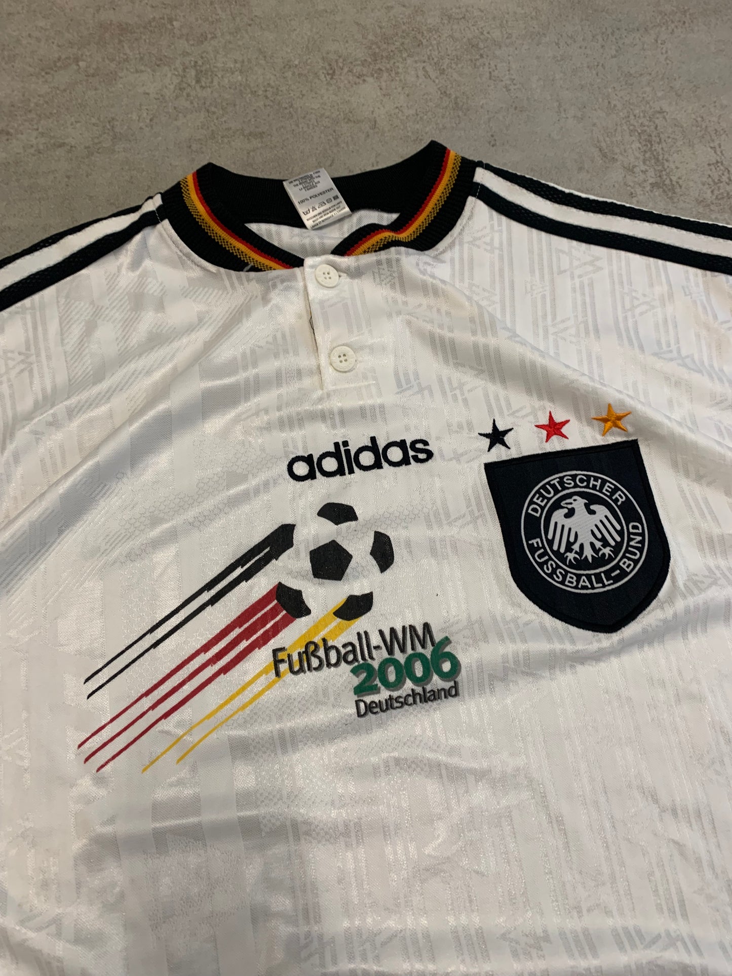 Camiseta Vimtage Adidas Alemania 1996 Kit - XL