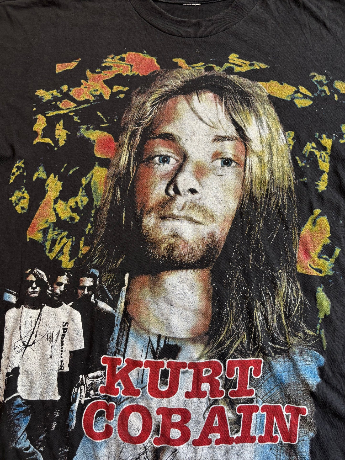 Camiseta Gráfica Kurt Cobain Bootleg Nirvana 90s Vintage - M