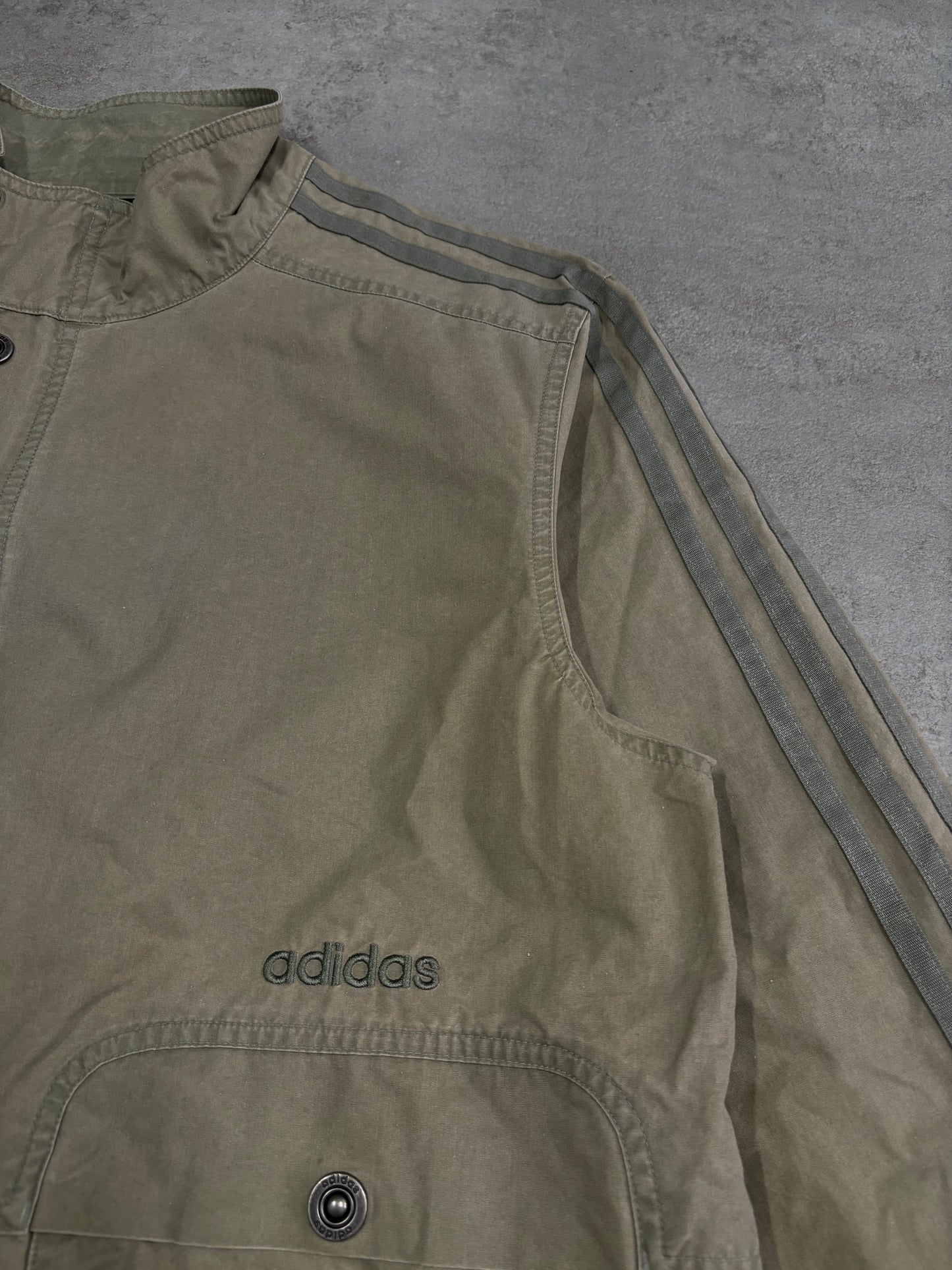 Adidas 2005 Vintage Cargo Jacket - M