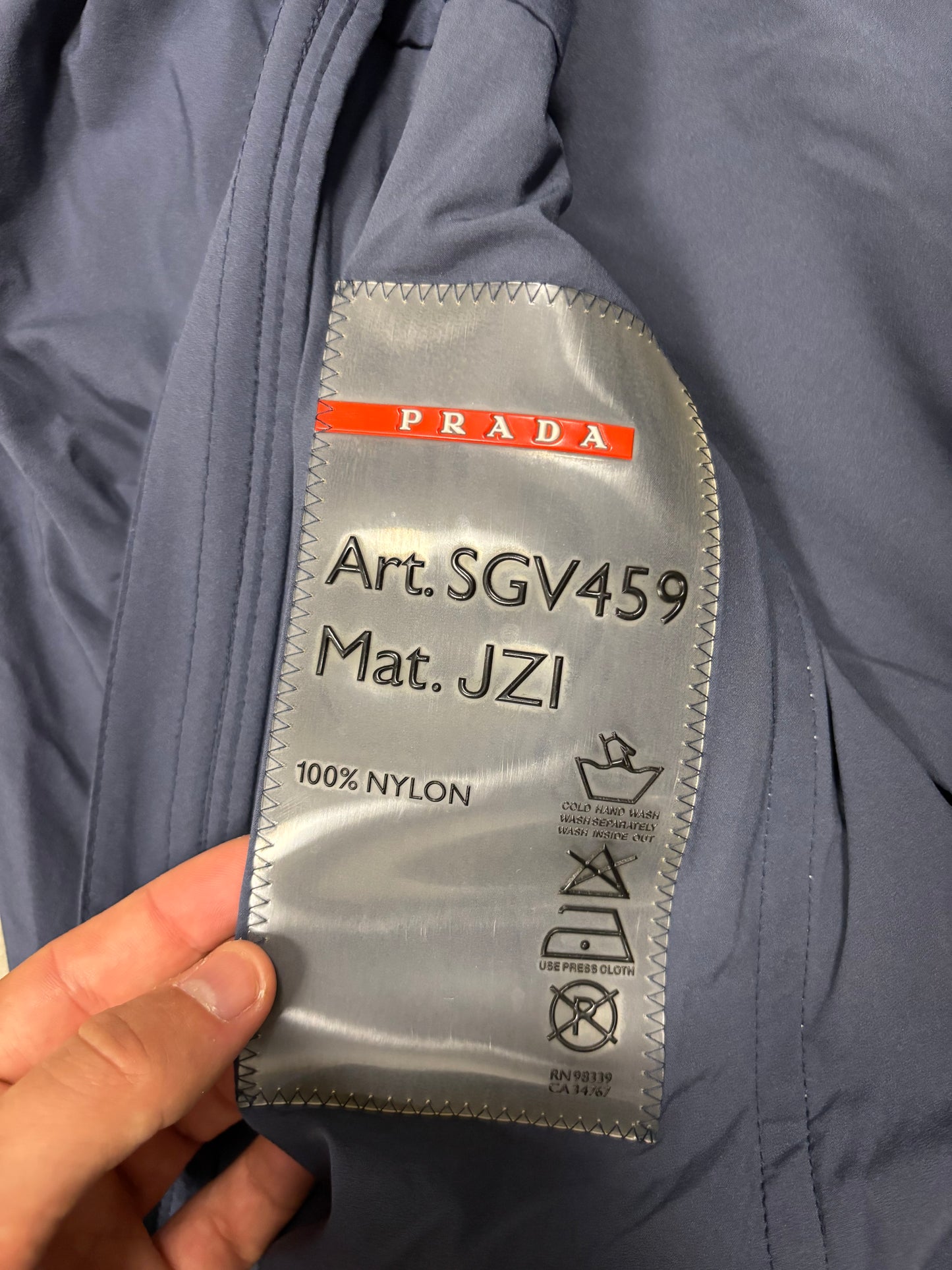 Chaqueta Elástica Convertible Prada 00s Vintage - M