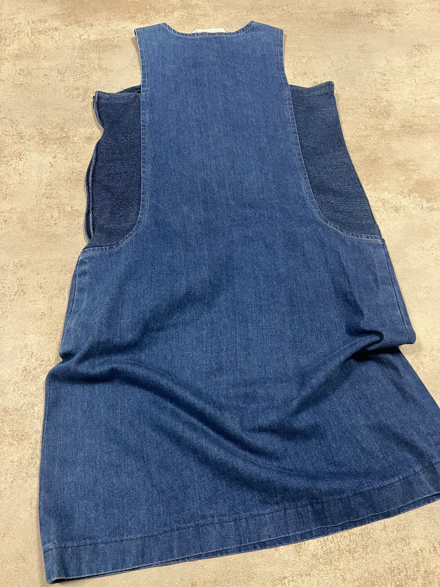 Vestido Largo Vaquero Vintage Christian Dior ‘Tricots et Coordonees’ 80’s - L (W)