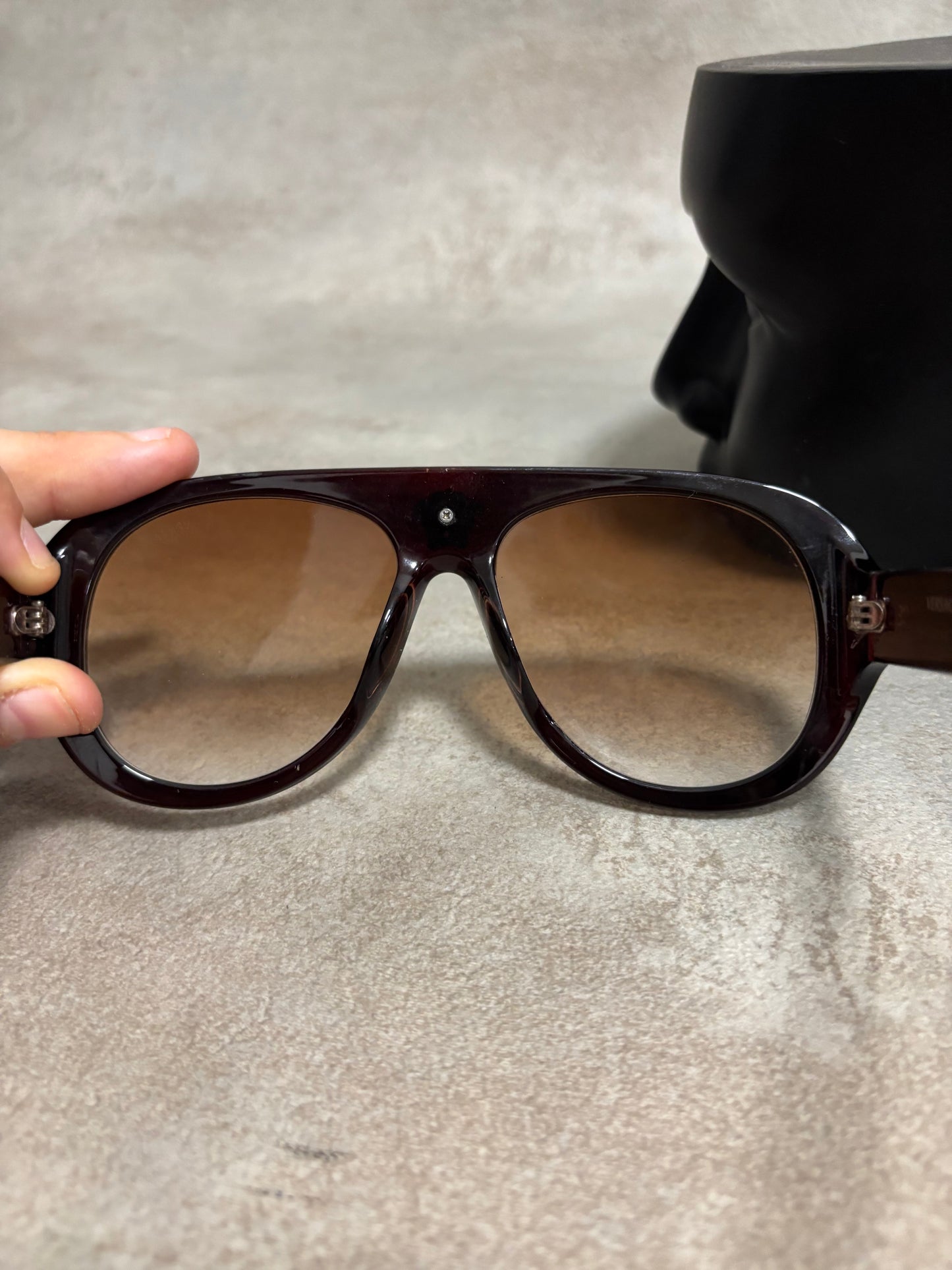 Gafas De Sol Pantalla ‘Logo Medusa’ Versace 00s Vintage