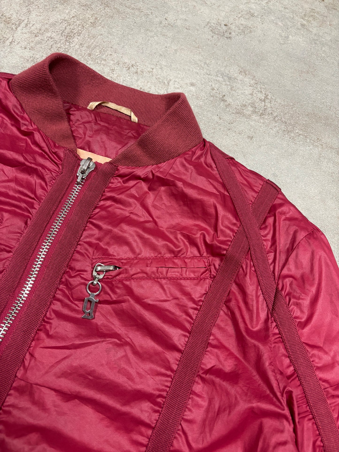 Chaqueta Bomber Parachute Galliano 00s Vintage - S