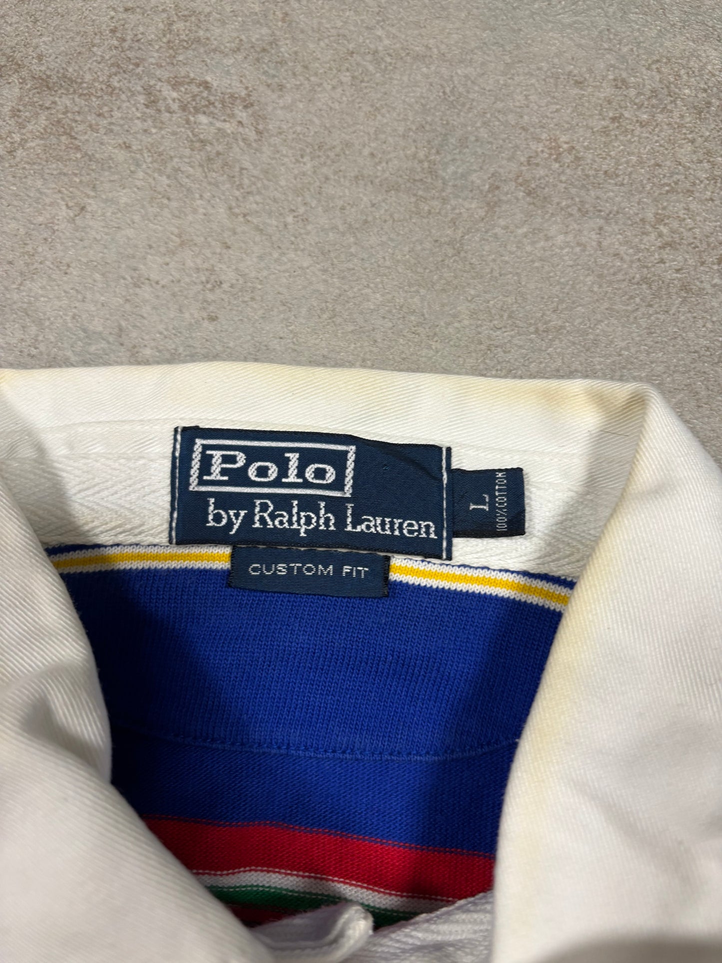 Striped Polo Polo Ralph Lauren 00s Vintage - L