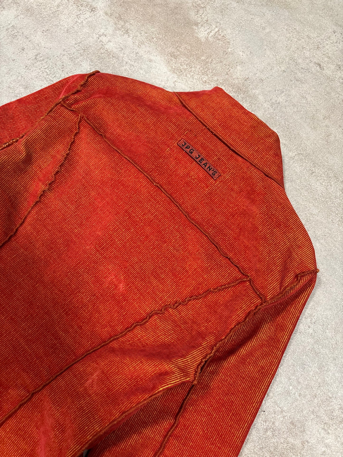 Conjunto Pana Irisdescente Jean Paul Gaultier 90s Vintage - S