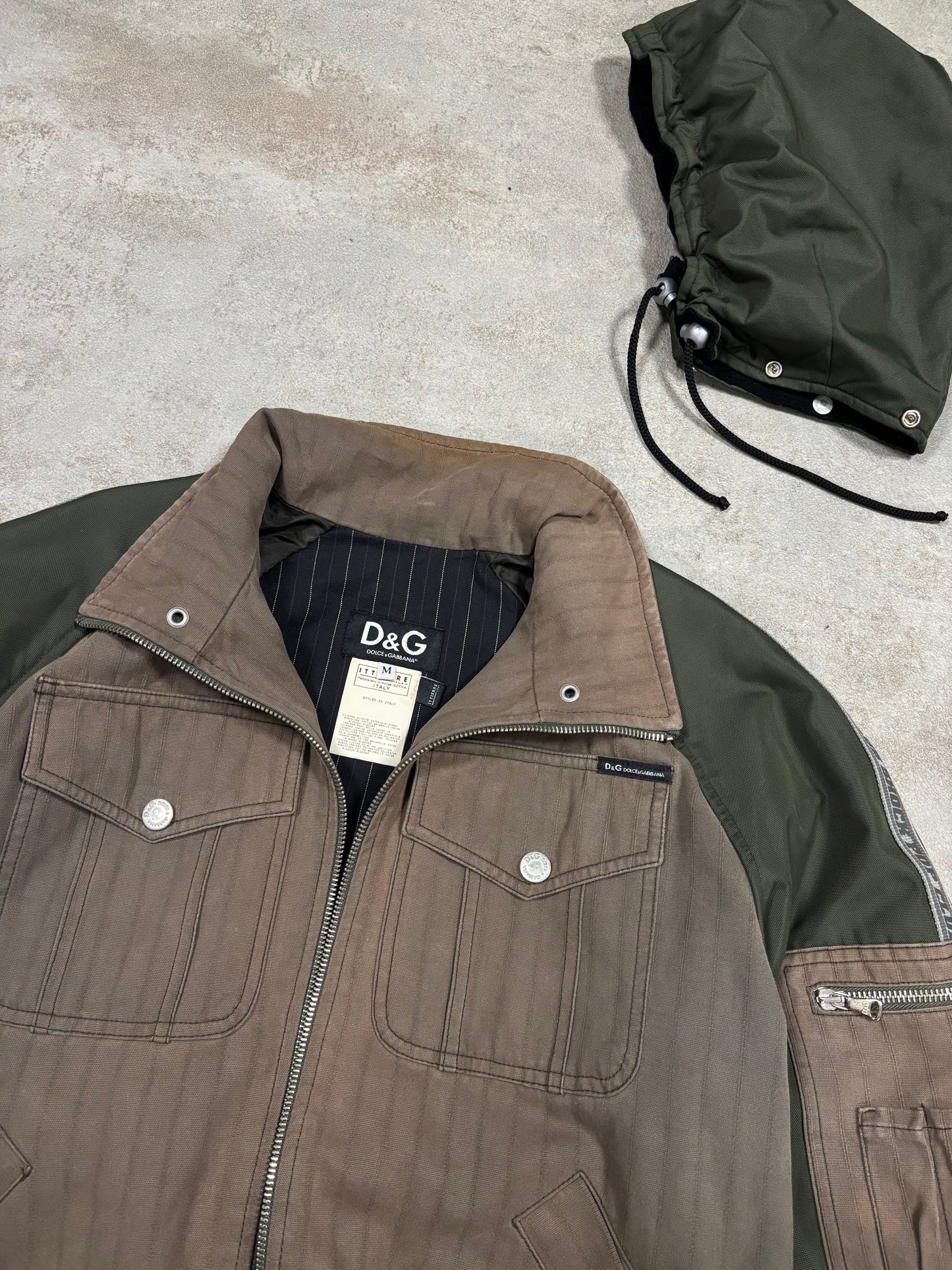 Chaqueta Cargo ‘Sun Faded’ Dolce & Gabbana Archive 2003 Vintage - M