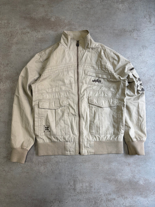 Chaqueta Bomber Cargo Quiksilver 00s Vintage - L