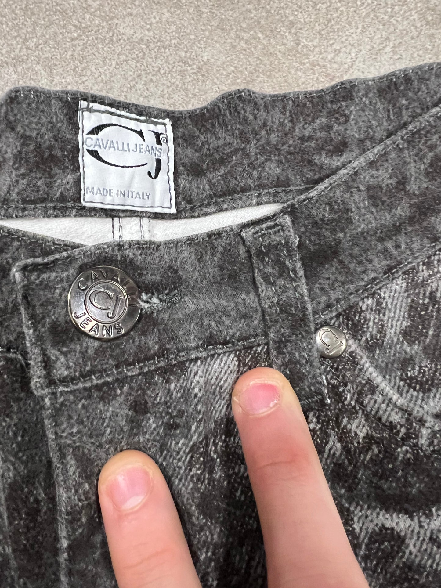 Pantalones Estampados Vintage Cavalli Jeans 00’s - S