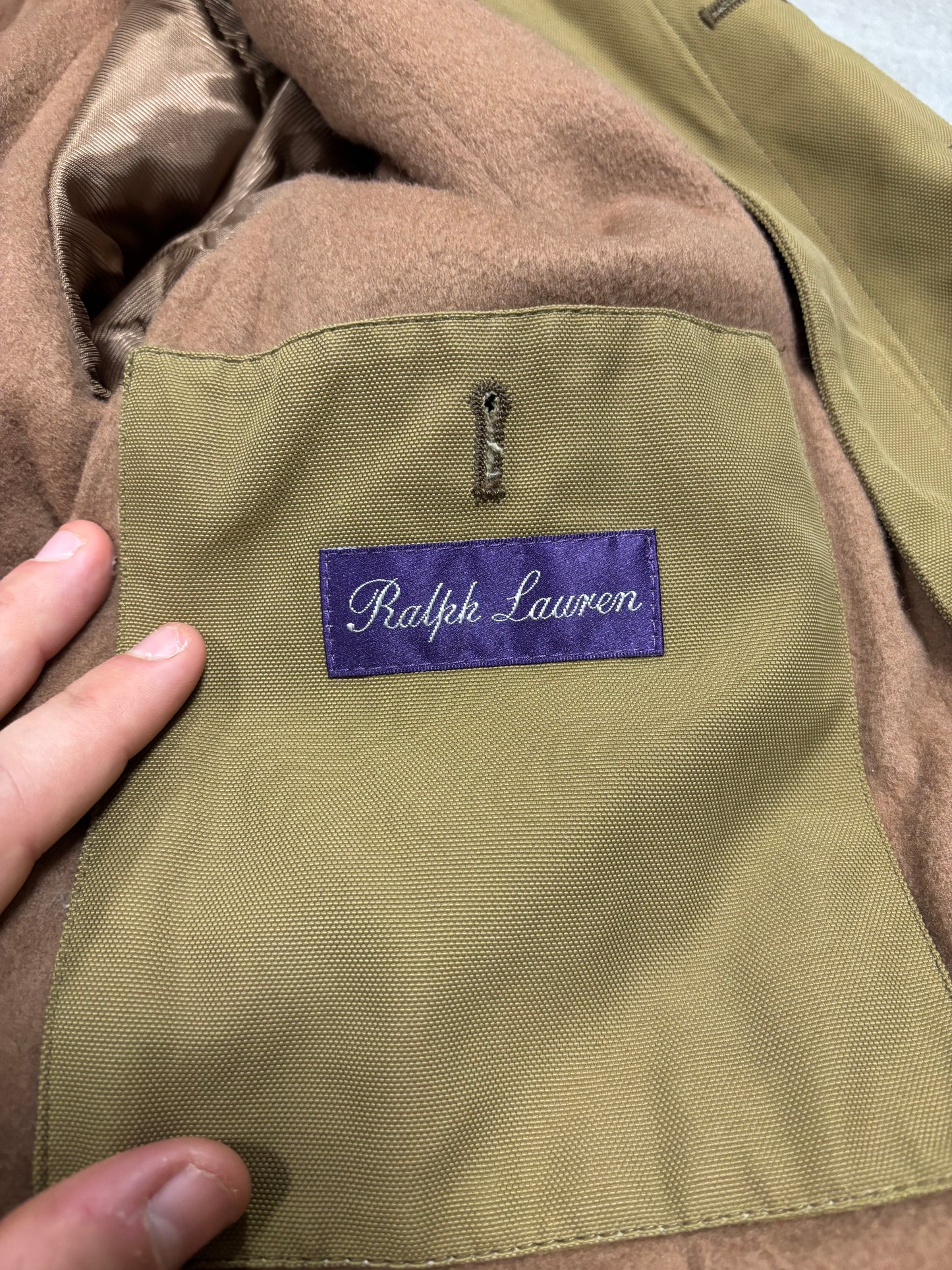 Gabardina 2 Piezas Ralph Lauren ‘Purple Label’ 00s Vintage - M