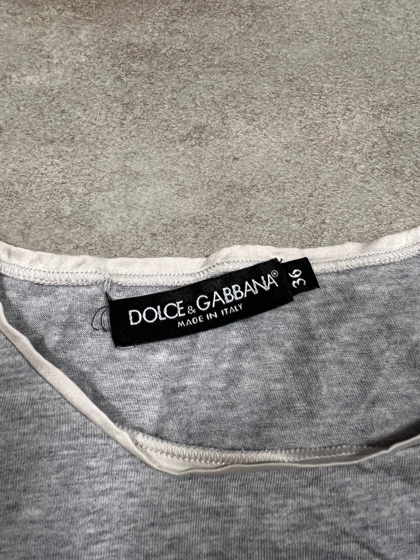 Camiseta Ajustada Vintage Dolce Gabbana 00’s - S