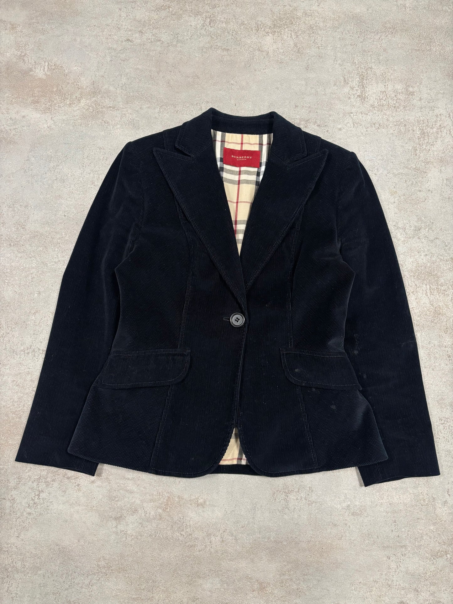Chaqueta Blazer Pana Burberry 00s Vintage - M Woman