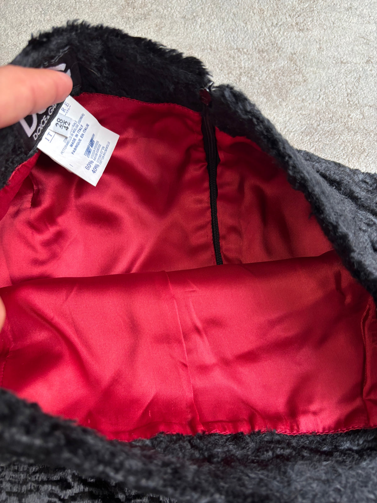 Falda Pelo Dolce & Gabbana 00s Vintage - M
