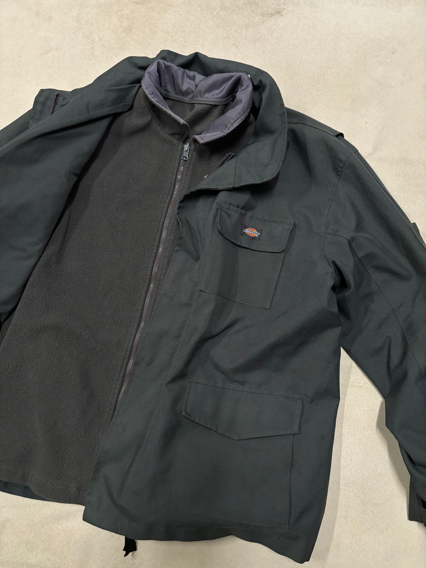 Dickies 2/1 Convertible Worker Military Jacket - XL