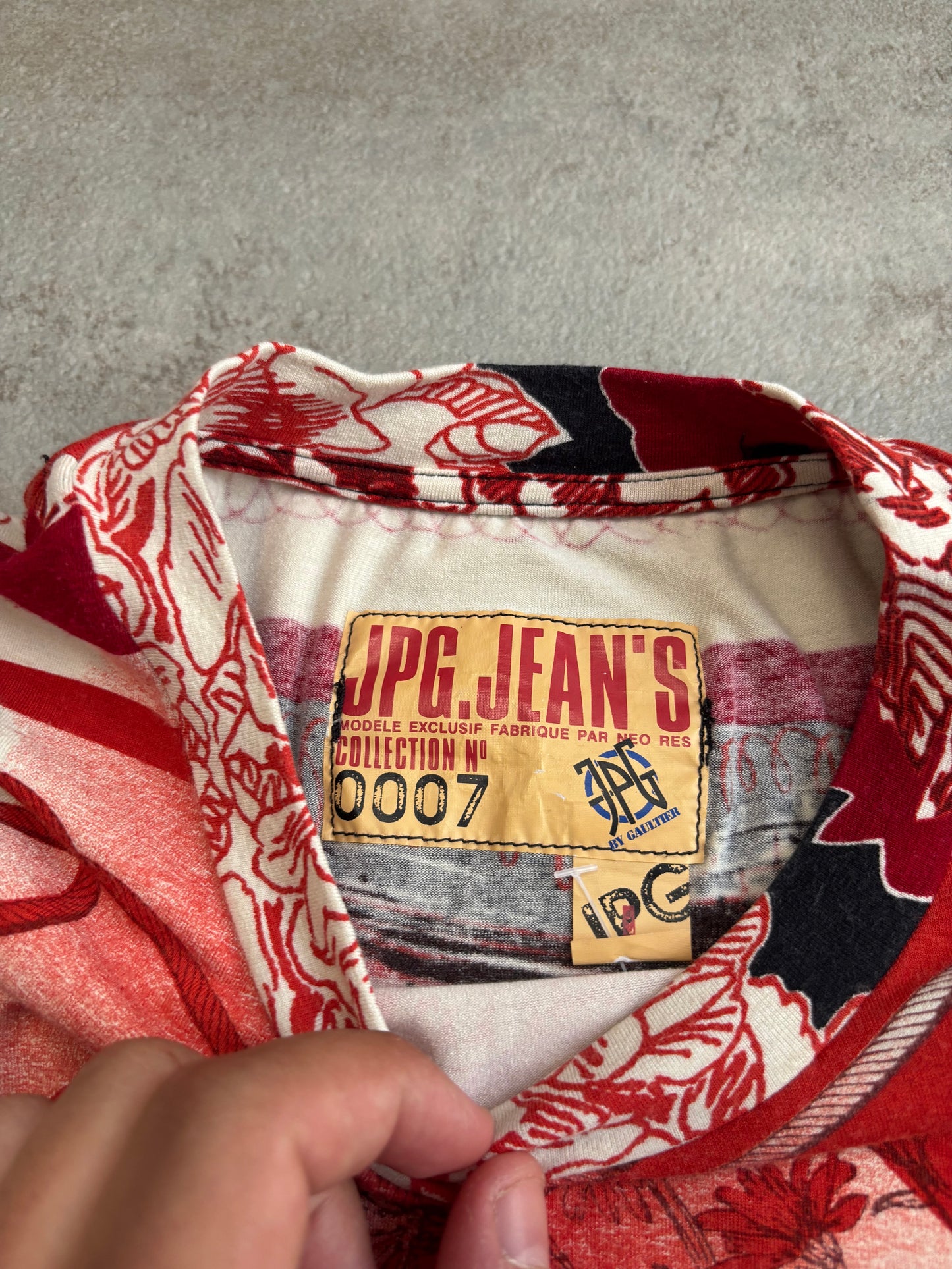 Camiseta ‘Full Print’ Jean Paul Gaultier 90s Vintage - M