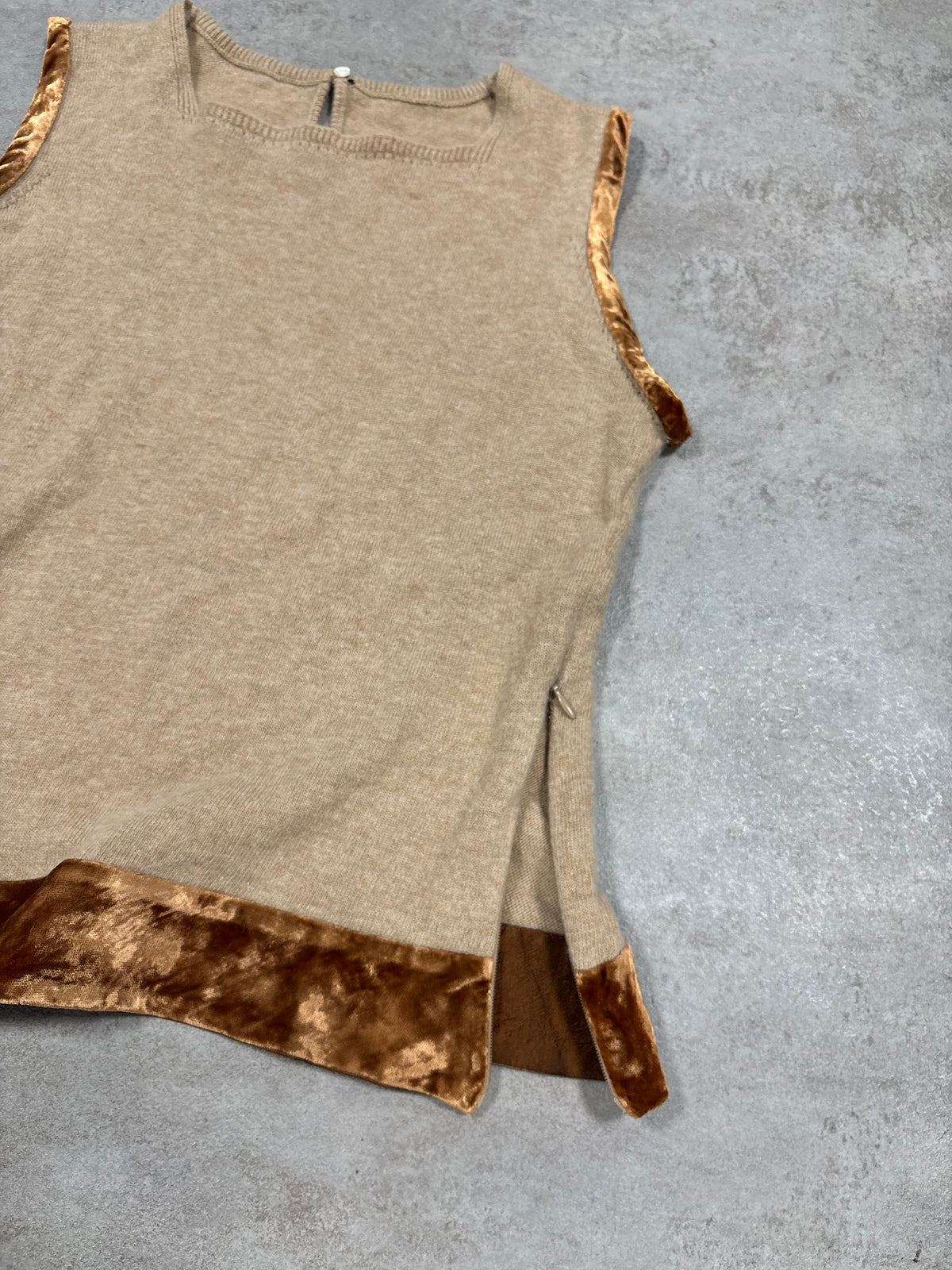 Jersey Lana Top Gianfranco Ferré 00s Vintage - S