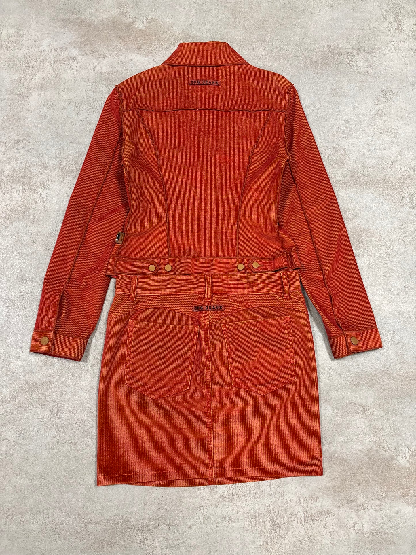 Conjunto Pana Irisdescente Jean Paul Gaultier 90s Vintage - S