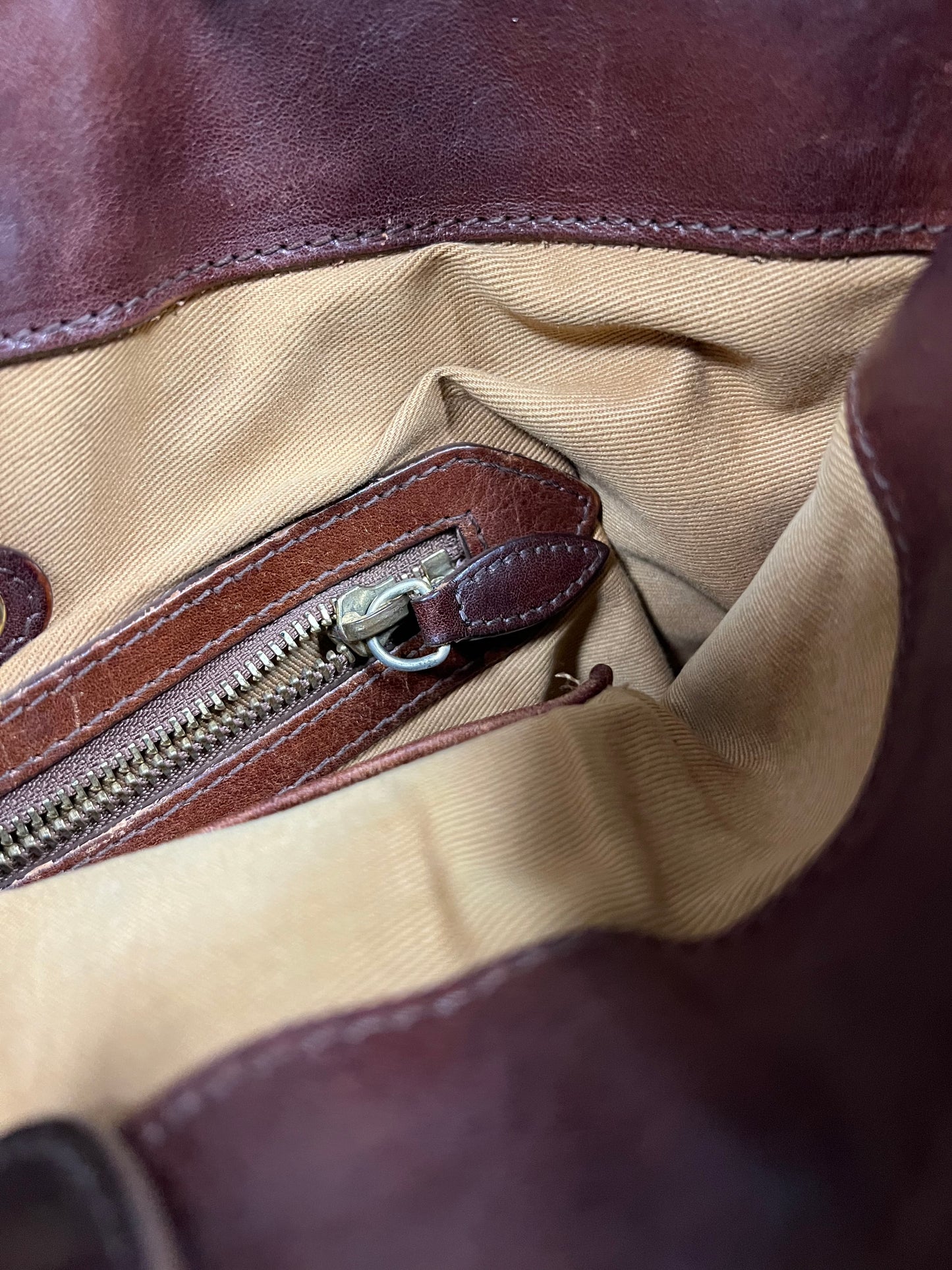 Bolso Cuero Vintage Ralph Lauren