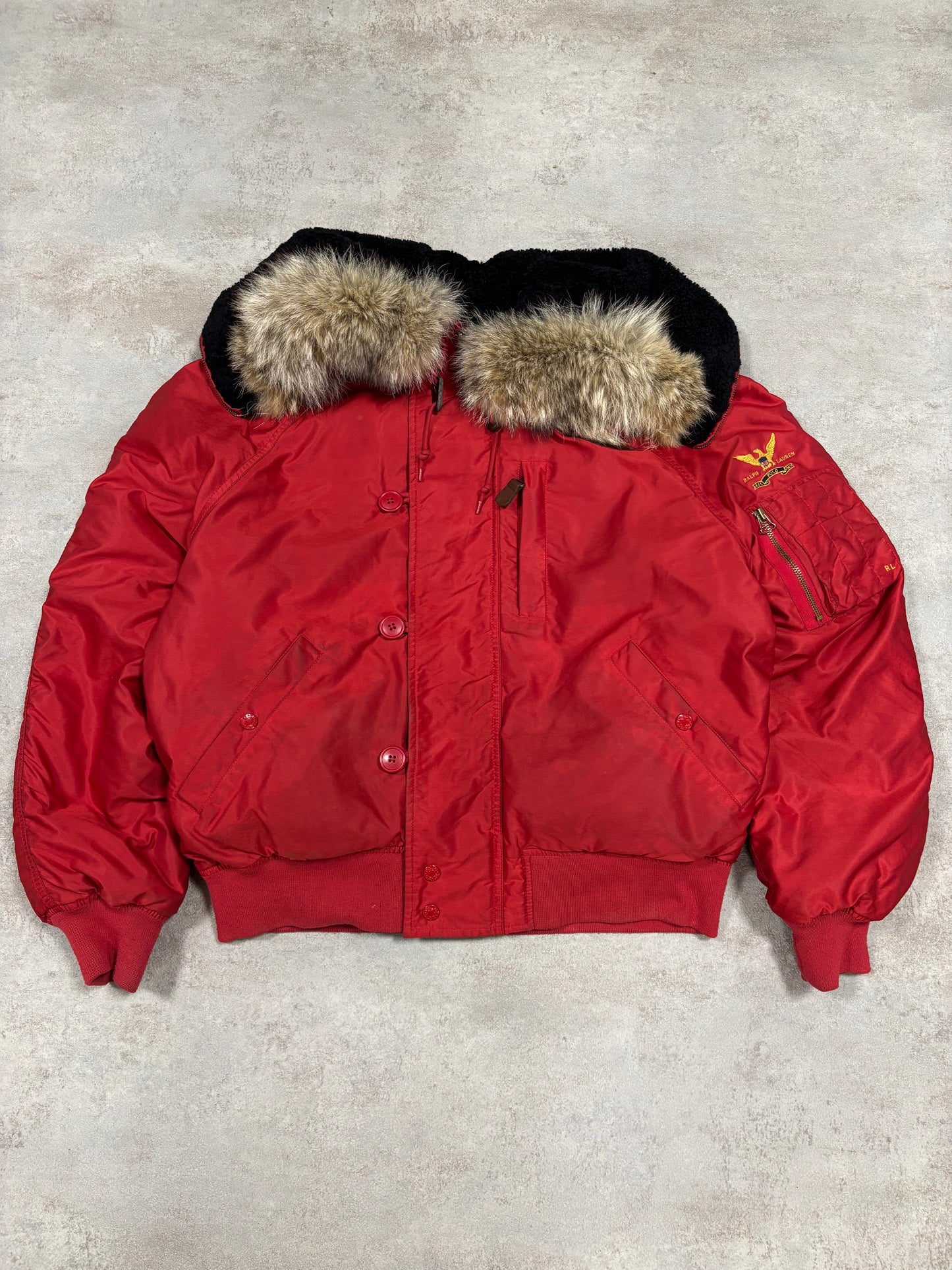 Chaqueta Bomber N-2B Polo Sport Ralph Lauren 00s Vintage - M