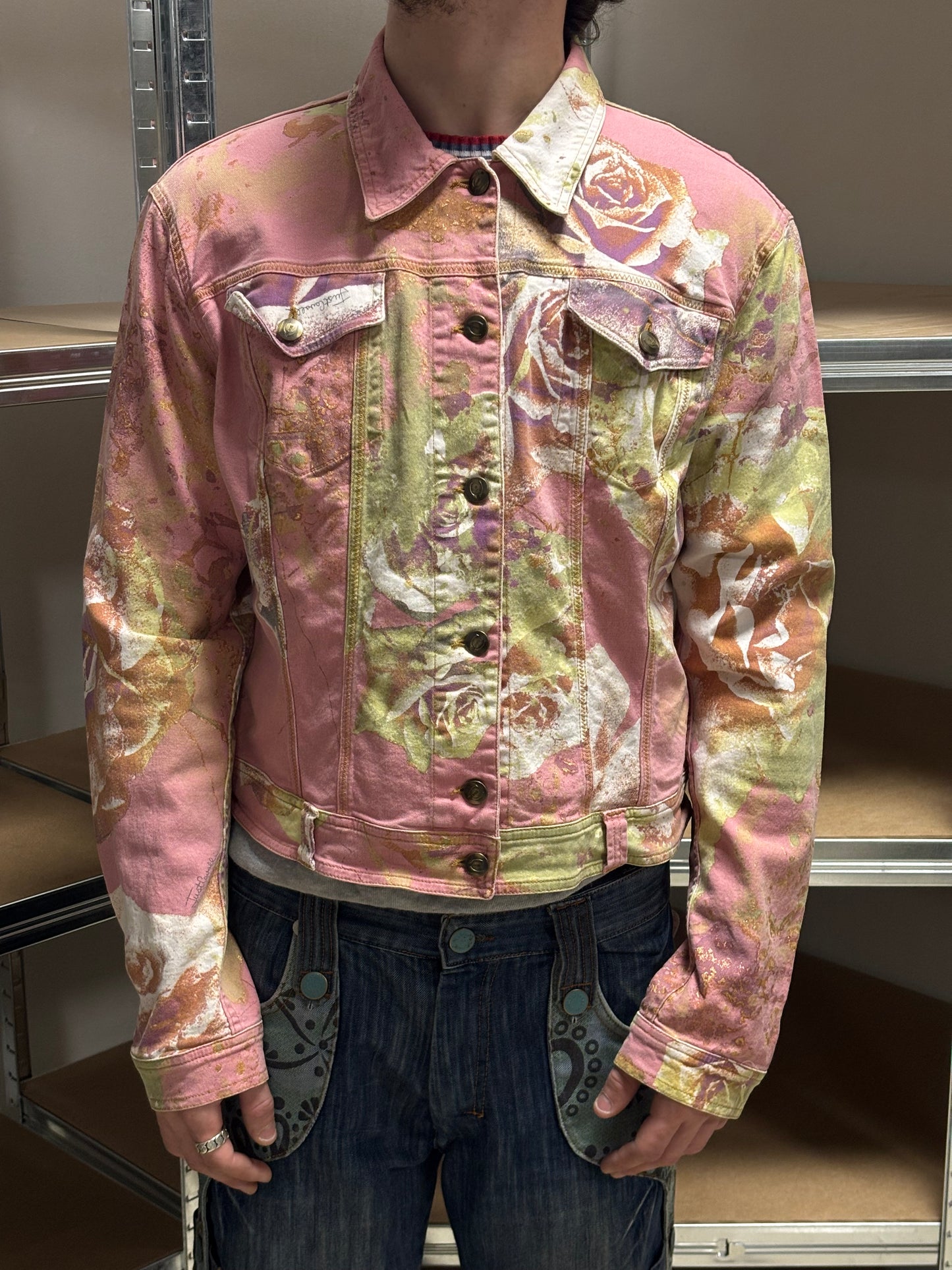 Chaqueta Elástica Full Print Just Cavalli S2004 Vintage - L