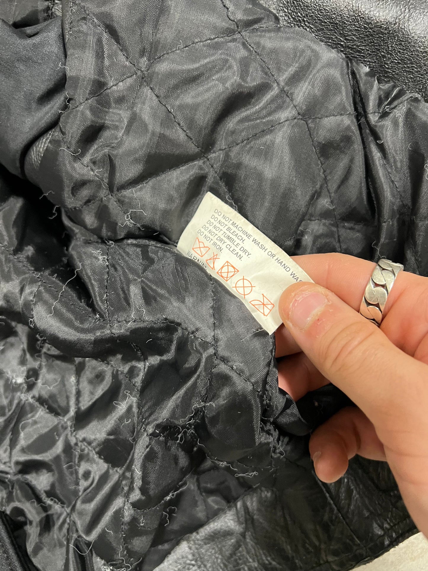 Chaqueta Cuero Motorista Vintage Kawasaki Jot Rocket - M