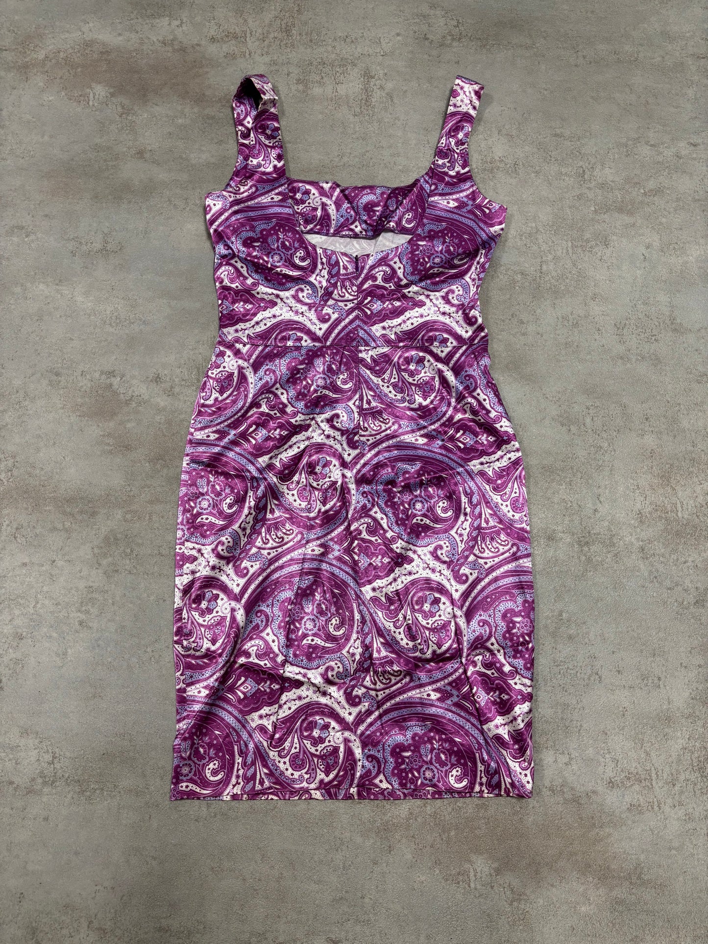 Vestido Paisley Print Dolce & Gabbana 00s Vintage - M