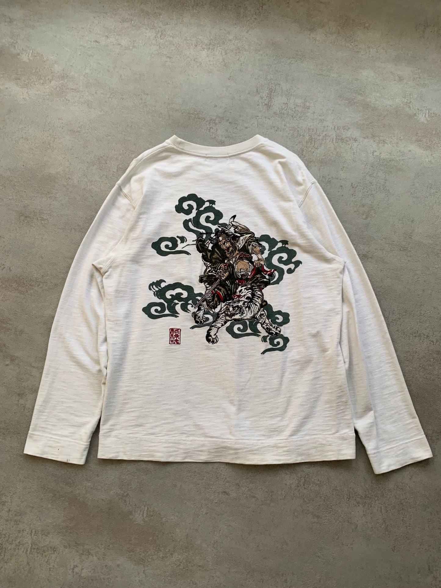 Sudadera Kara Kuri ‘Embroidered Drawing’ 00s Vintage - L