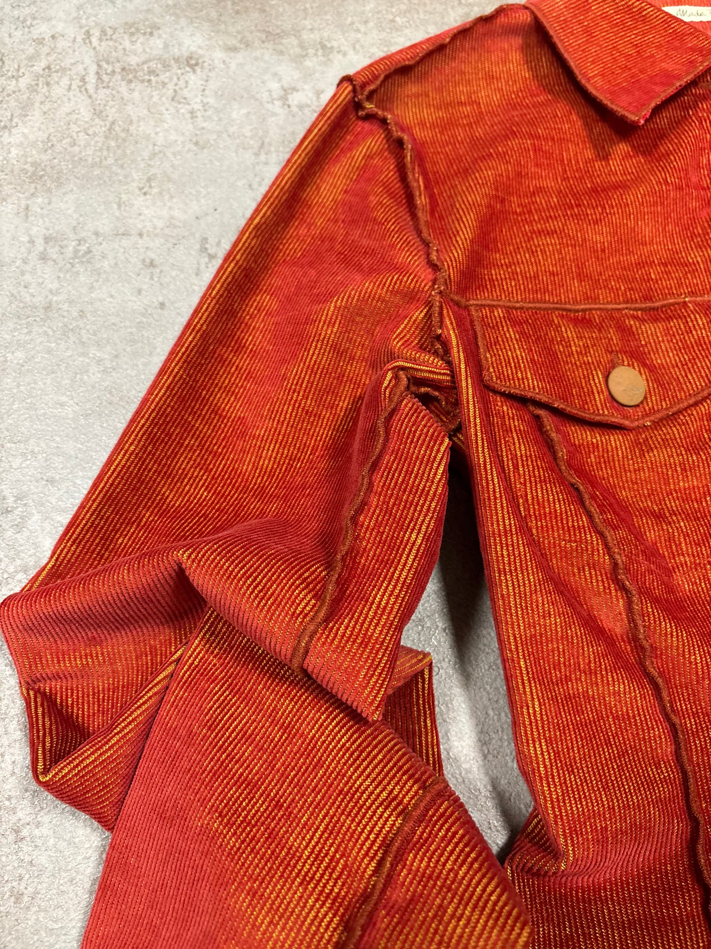 Conjunto Pana Irisdescente Jean Paul Gaultier 90s Vintage - S