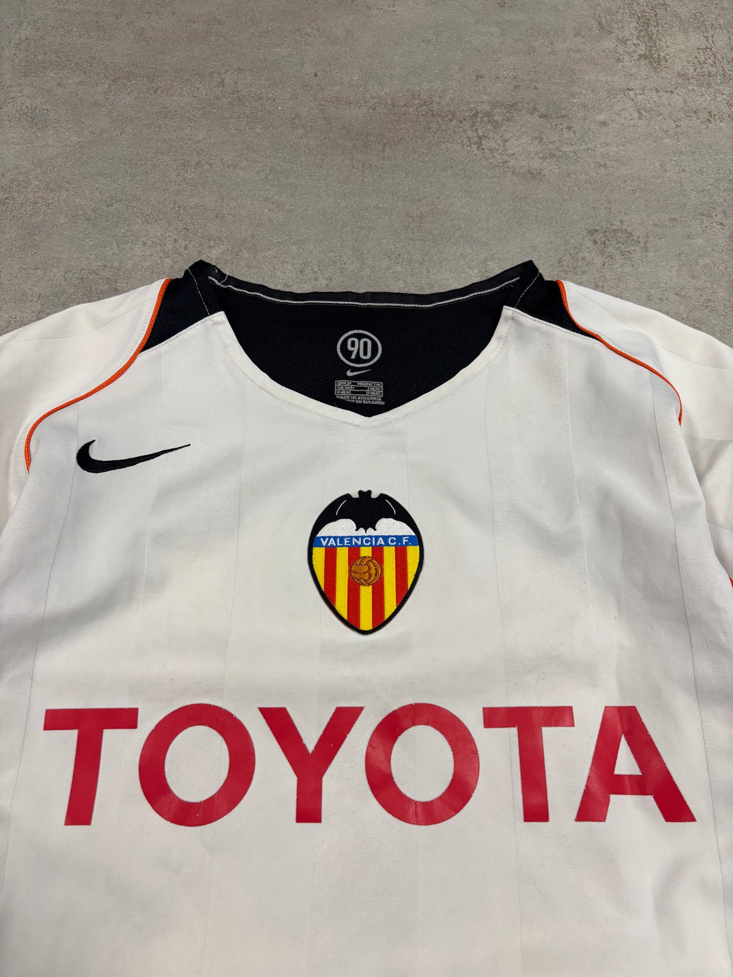 Camiseta Local Nike Valencia 2004/05 Vintage - M