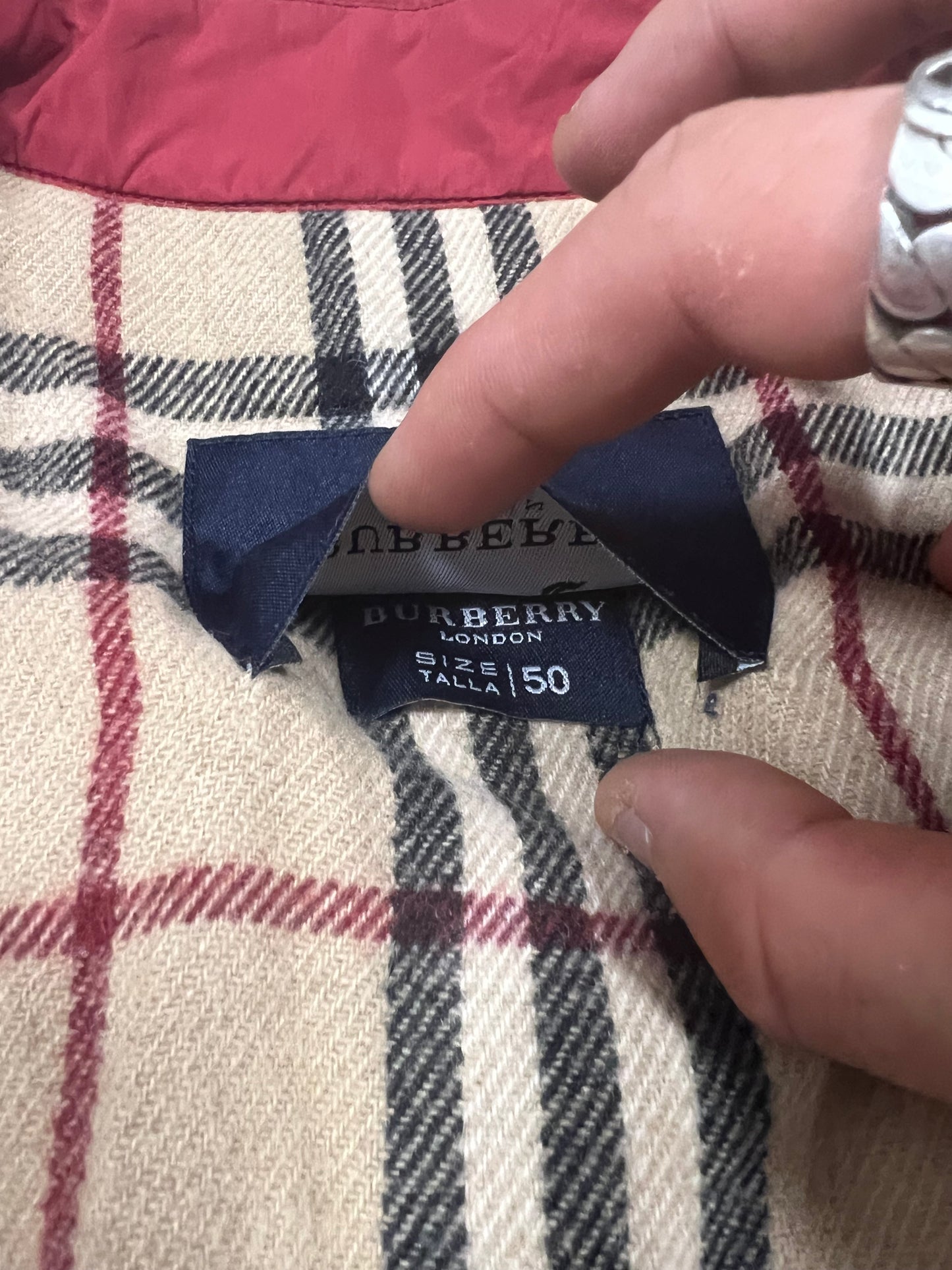 Chaqueta Harrington Vintage Burberry Novacheck - M