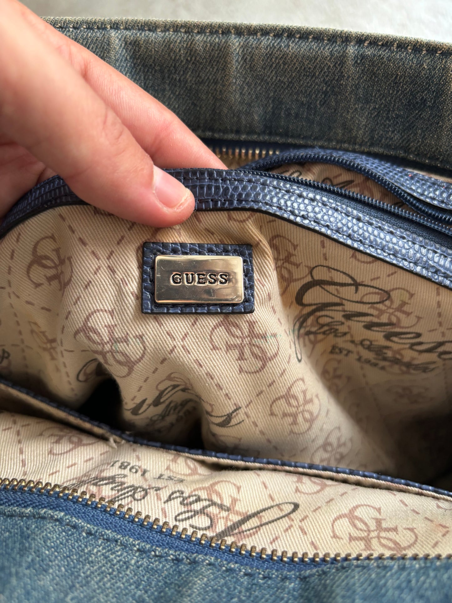 Bolso Denim Guess 00s Vintage