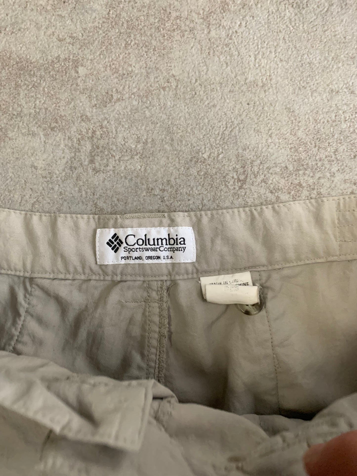 Pantalones Cargo Vintage Columbia Convertibles - XL