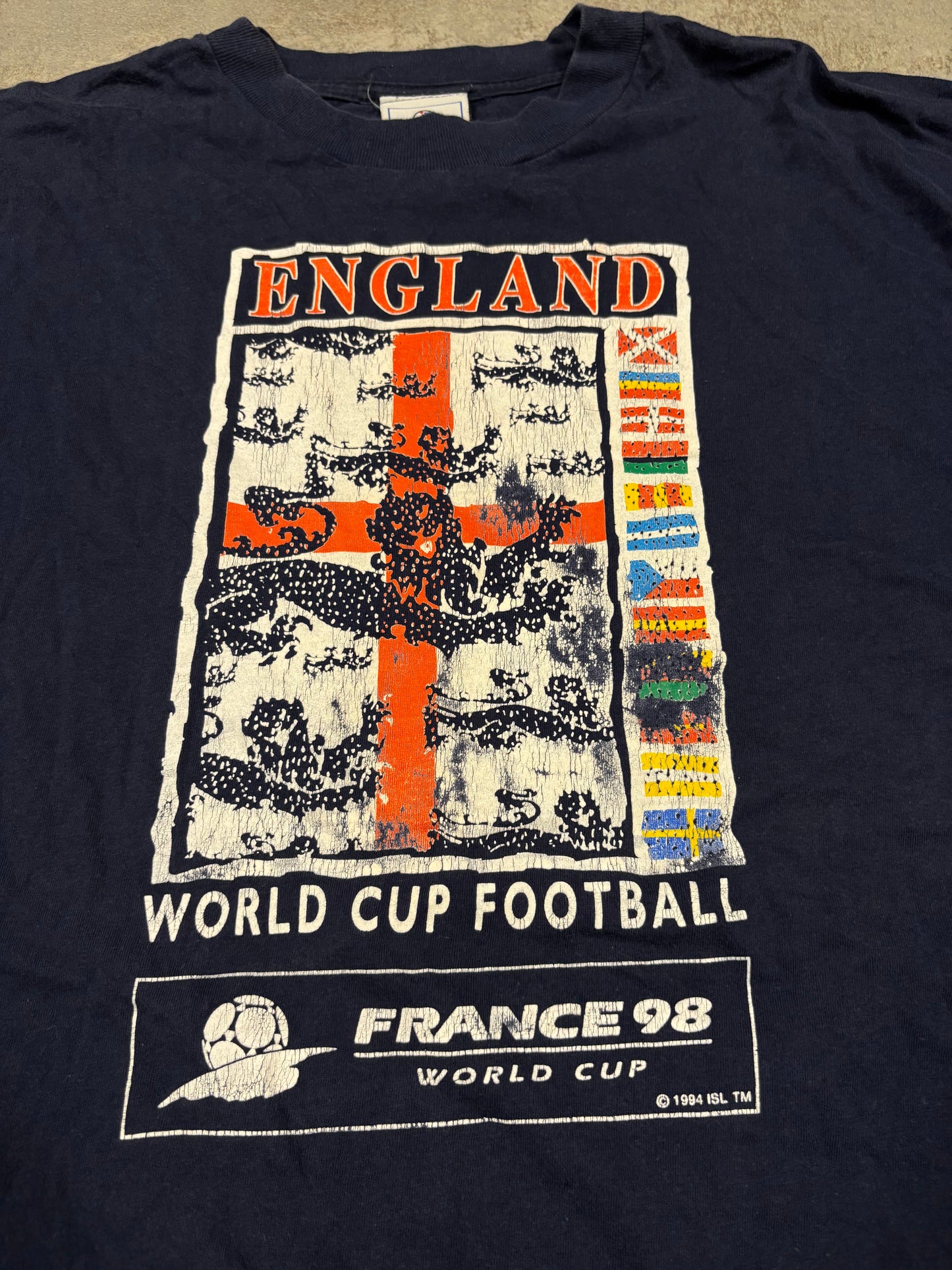 Camisa Francia 1998 Selección Inglesa Vintage - XL