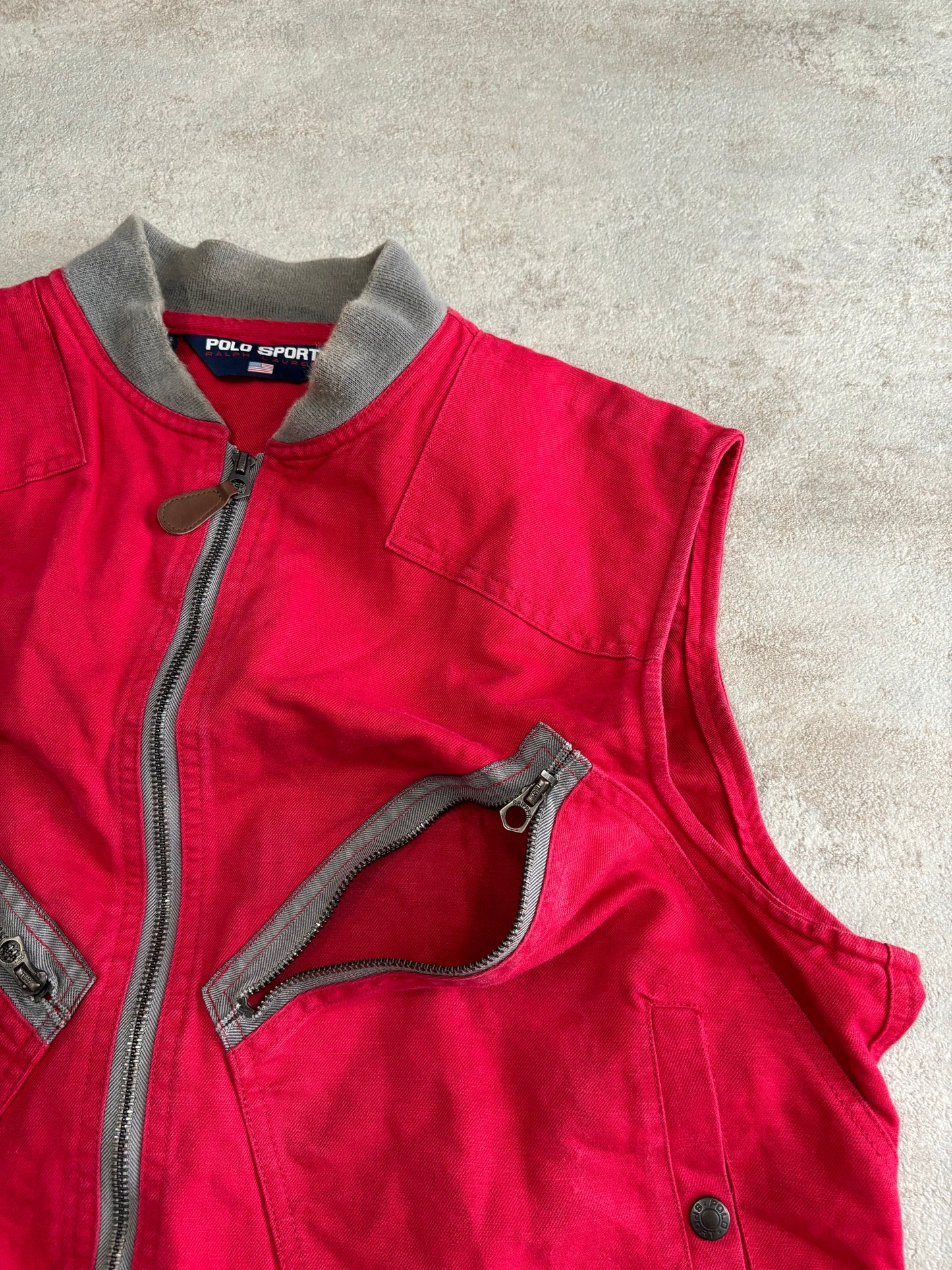 Vintage Polo Sport 90's Vest - S