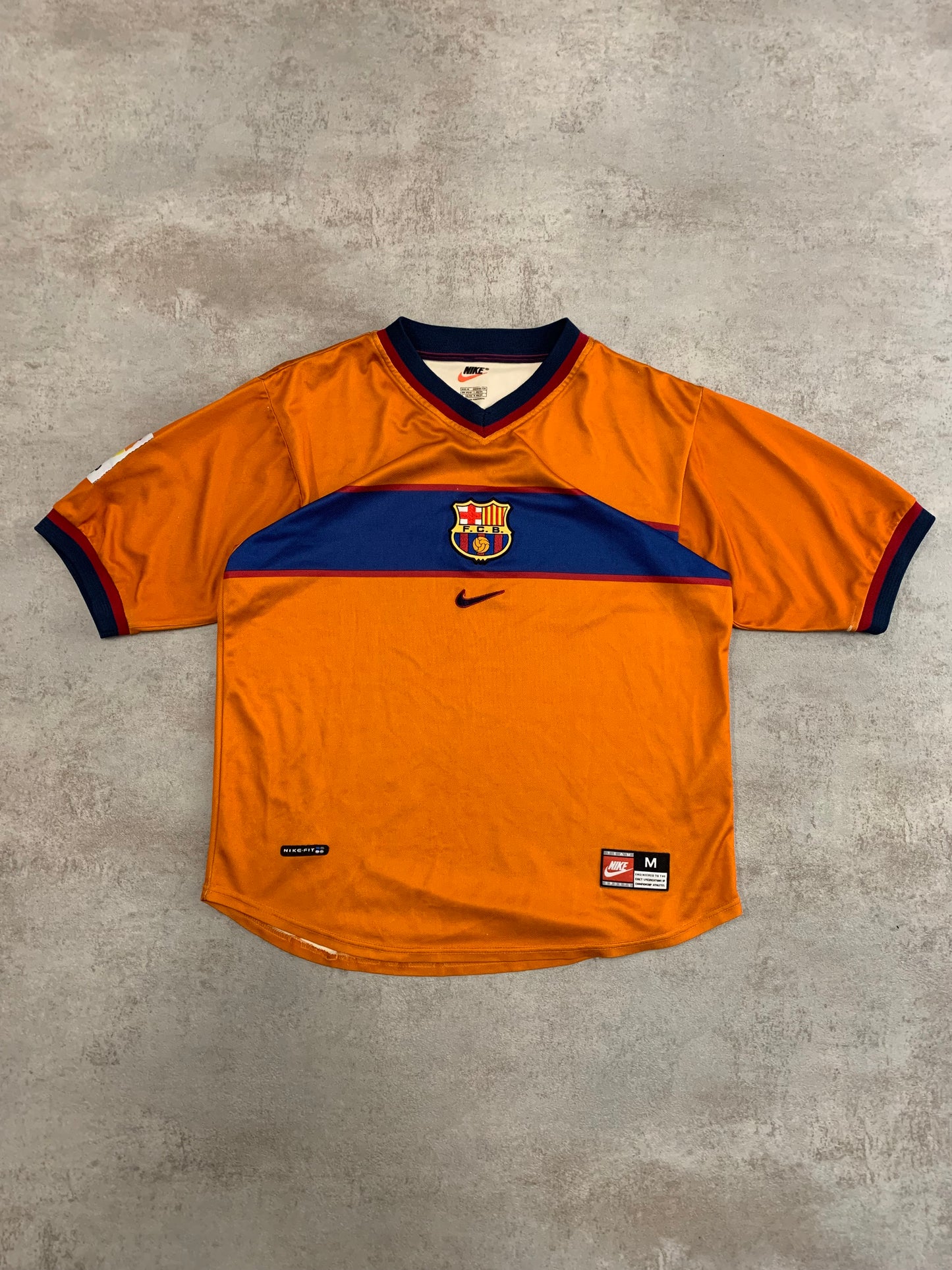 Camiseta Fútbol Vintage Nike  Barcelona 1996 Away Kit - M