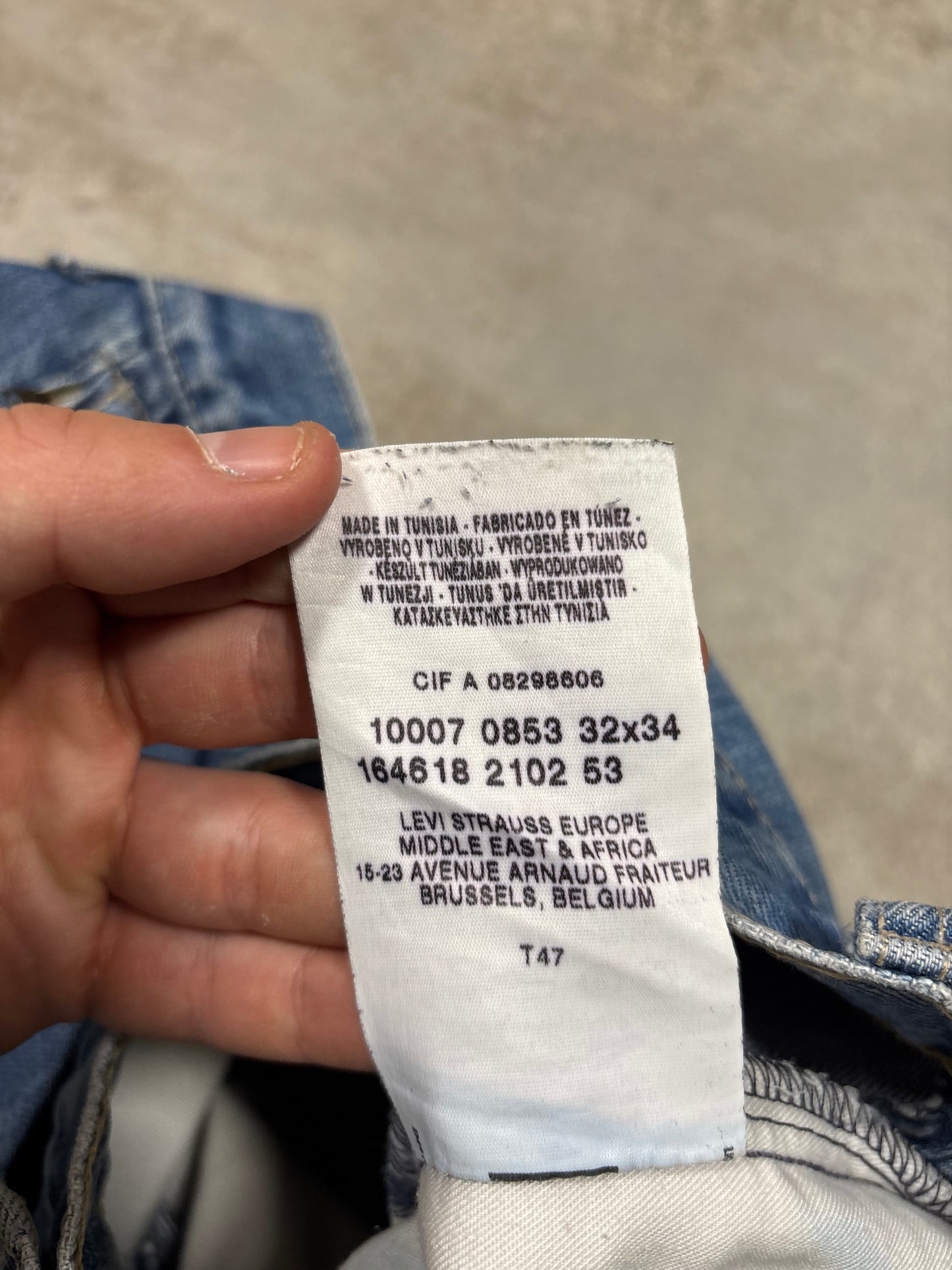 Pantalones Asimétricos Levi’s Engineered 00s Vintage - M