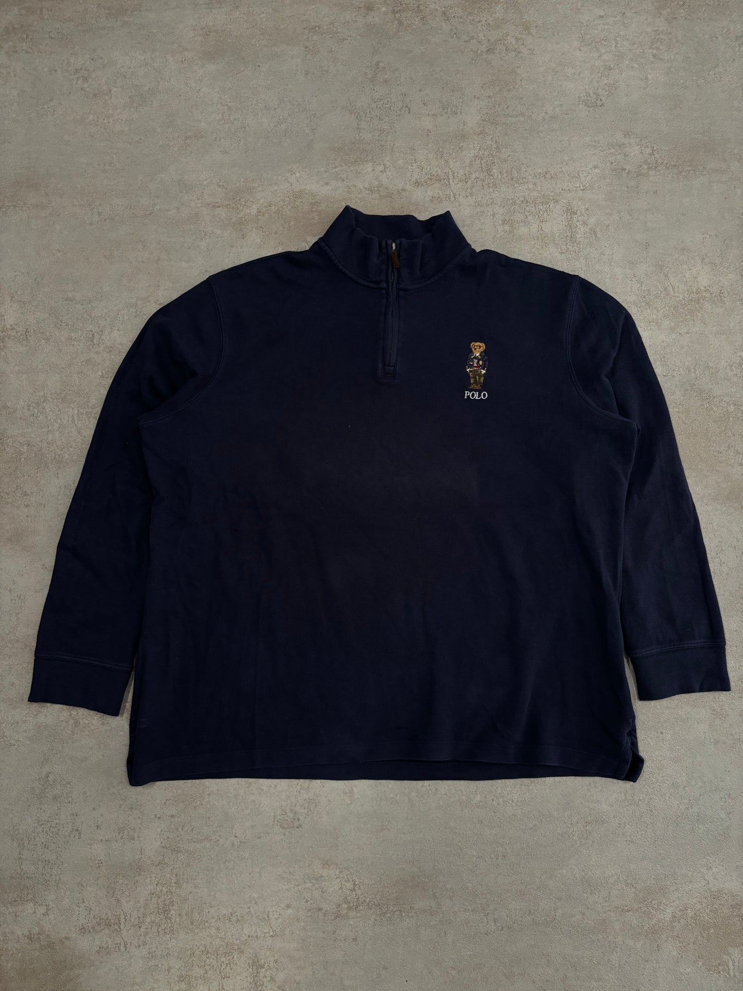 Half Zip Polo Ralph Lauren ‘Logo Bear Embroidered’ - XL