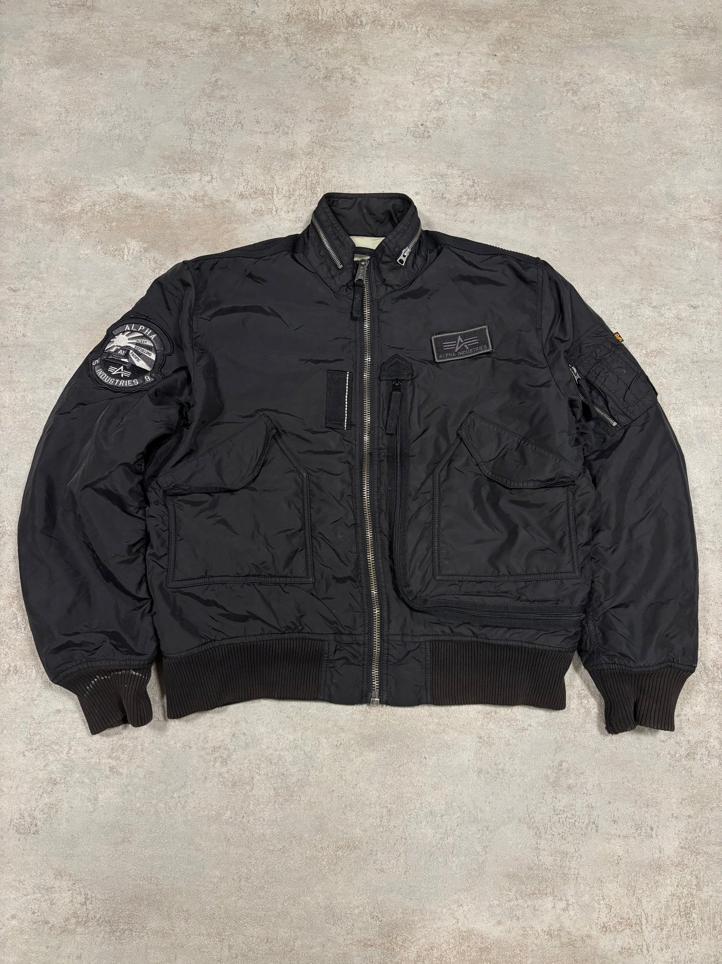 Chaqueta Bomber Engine ‘Pocket’ Cargo Alpha Industries 00s Vintage - XL