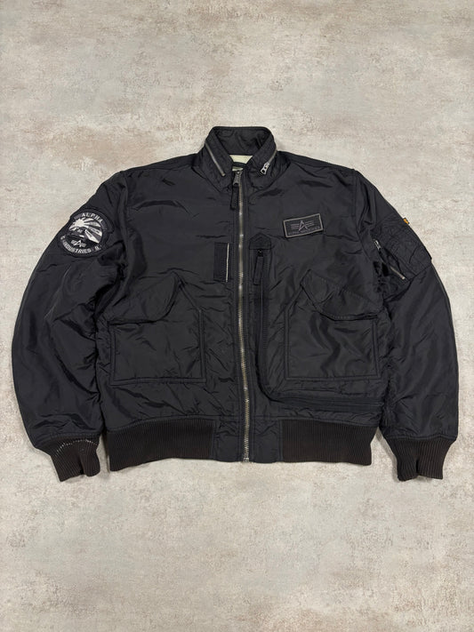 Chaqueta Bomber Engine ‘Pocket’ Cargo Alpha Industries 00s Vintage - XL
