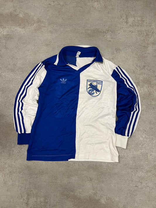 Camiseta Fútbol Vintage Adidas Grasshopper 1986-90 Kit - M