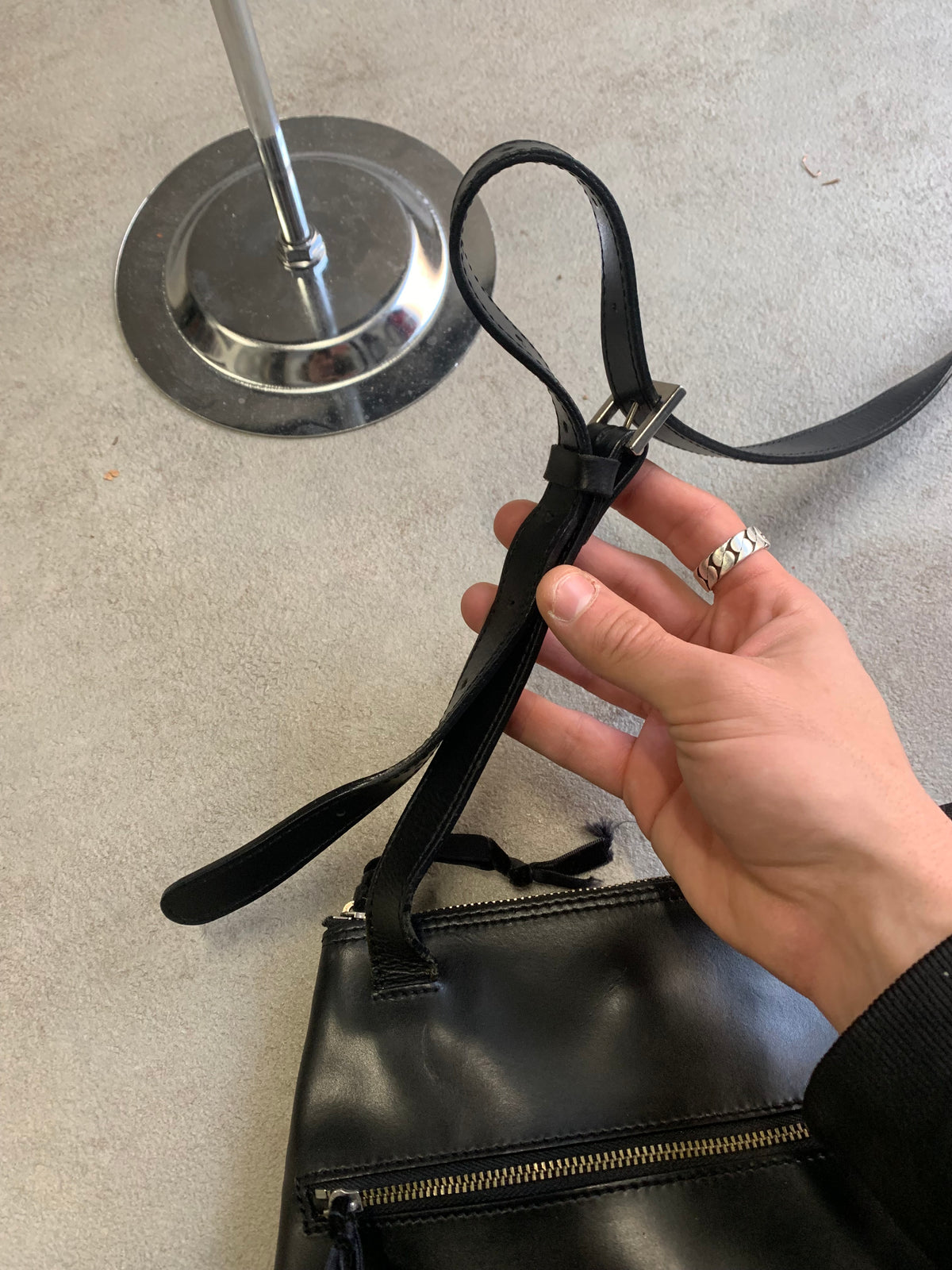 Bolso Cuero Vintage Jean Paul Gaultier