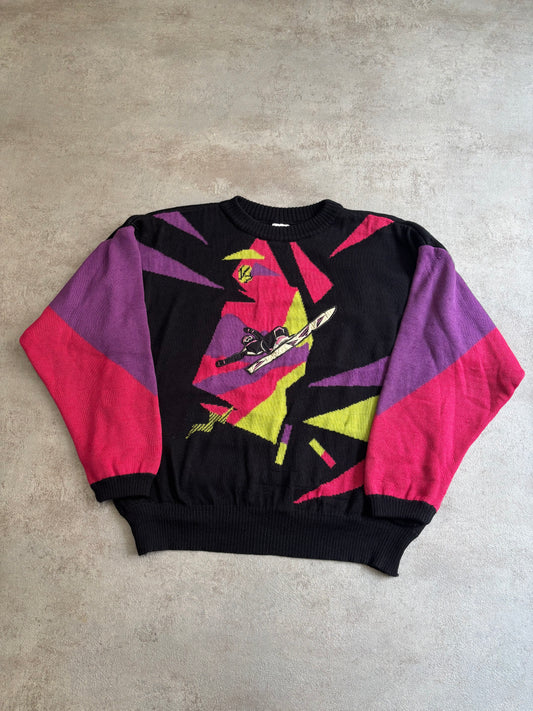 Jersey Puma Ski 80s Vintage - M