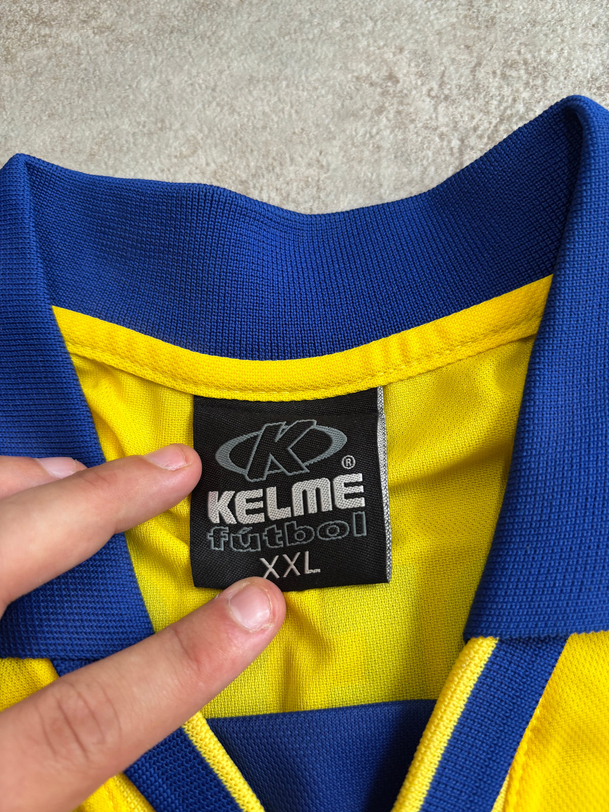 Camiseta Kelme Villarreal ‘Terra Mítica’ 2001/02 ‘Jorge López’ Vintage - XL