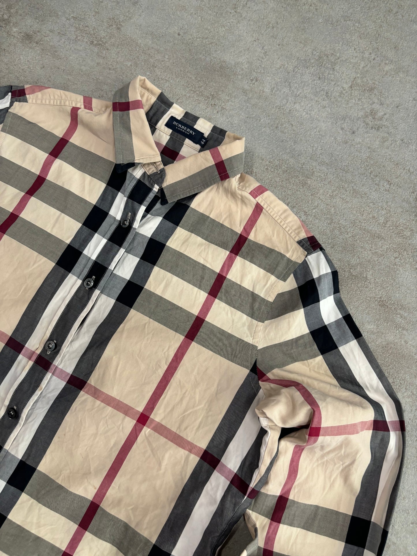 Camisa ‘NovaCheck’ Burberry 00s Vintage - S