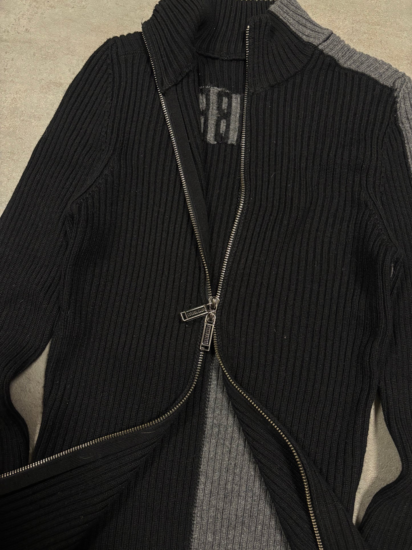 Jersey Ajustado Dos Cremalleras Bikkembergs 00s Vintage - M (W)