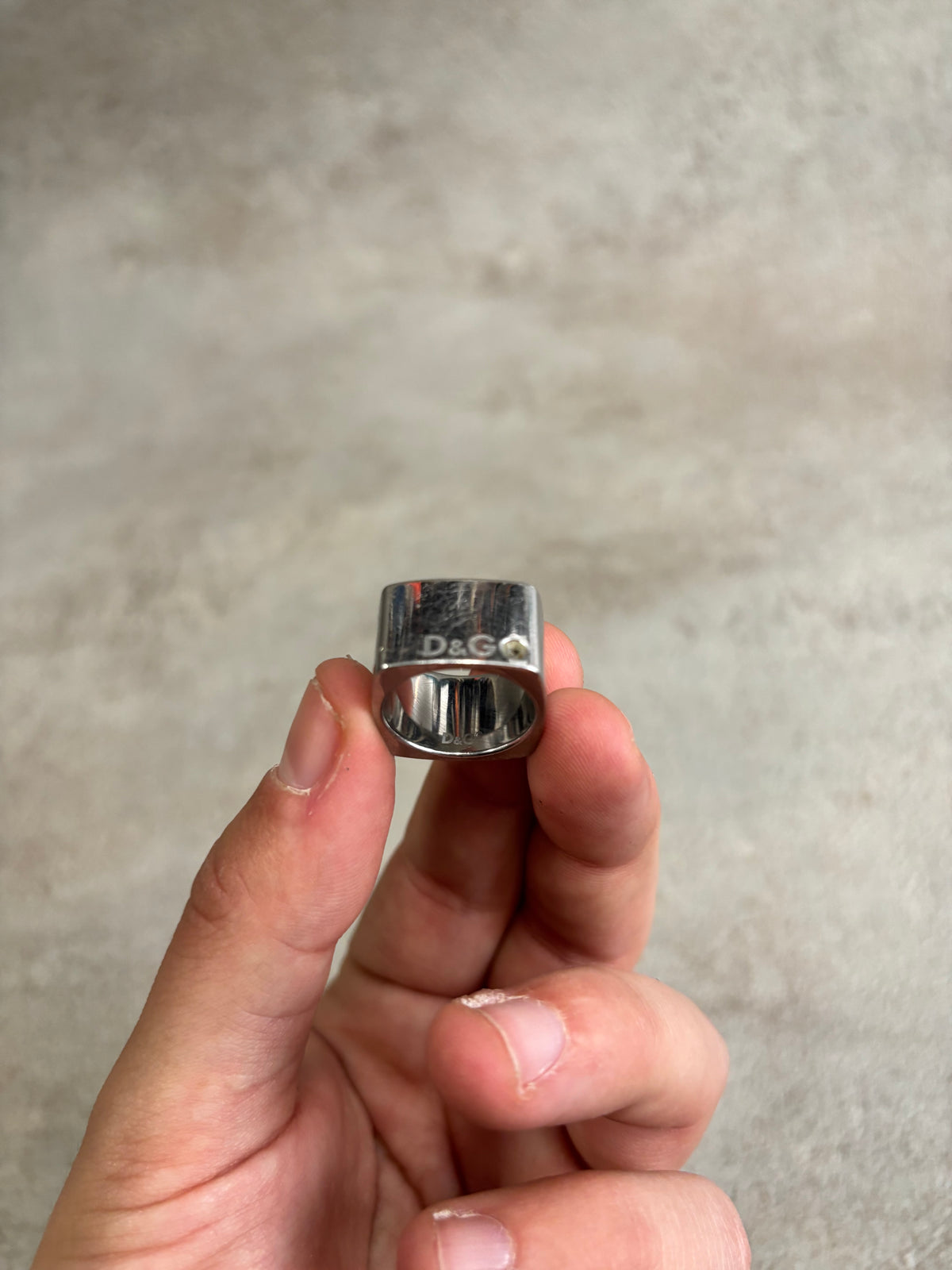 Anillo de Plata D&G 00s Vintage