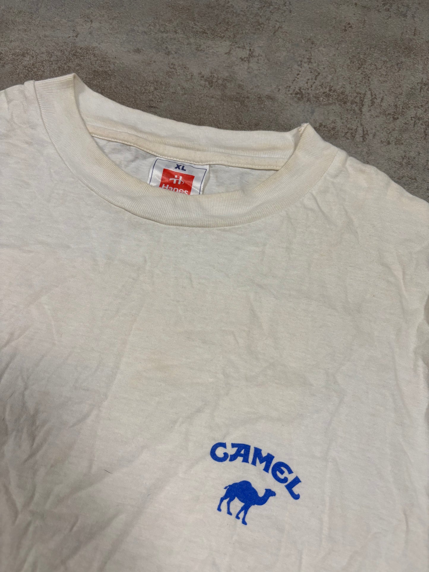 Camiseta Hanes Promocional Camel 90s Vintage - L