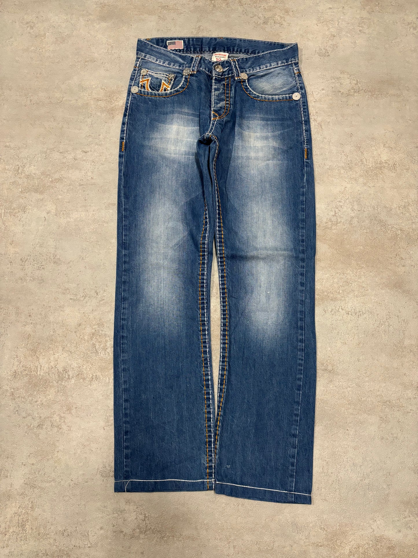 Pantalones Vaqueros True Religion 00s Vintage - S