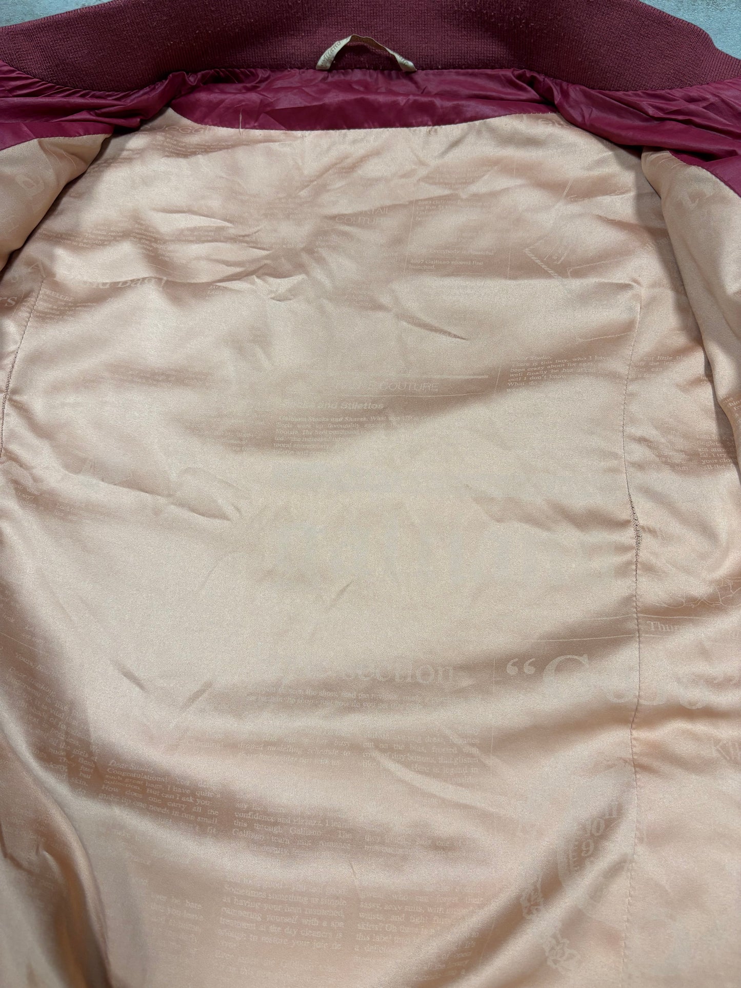 Chaqueta Bomber Parachute Galliano 00s Vintage - S