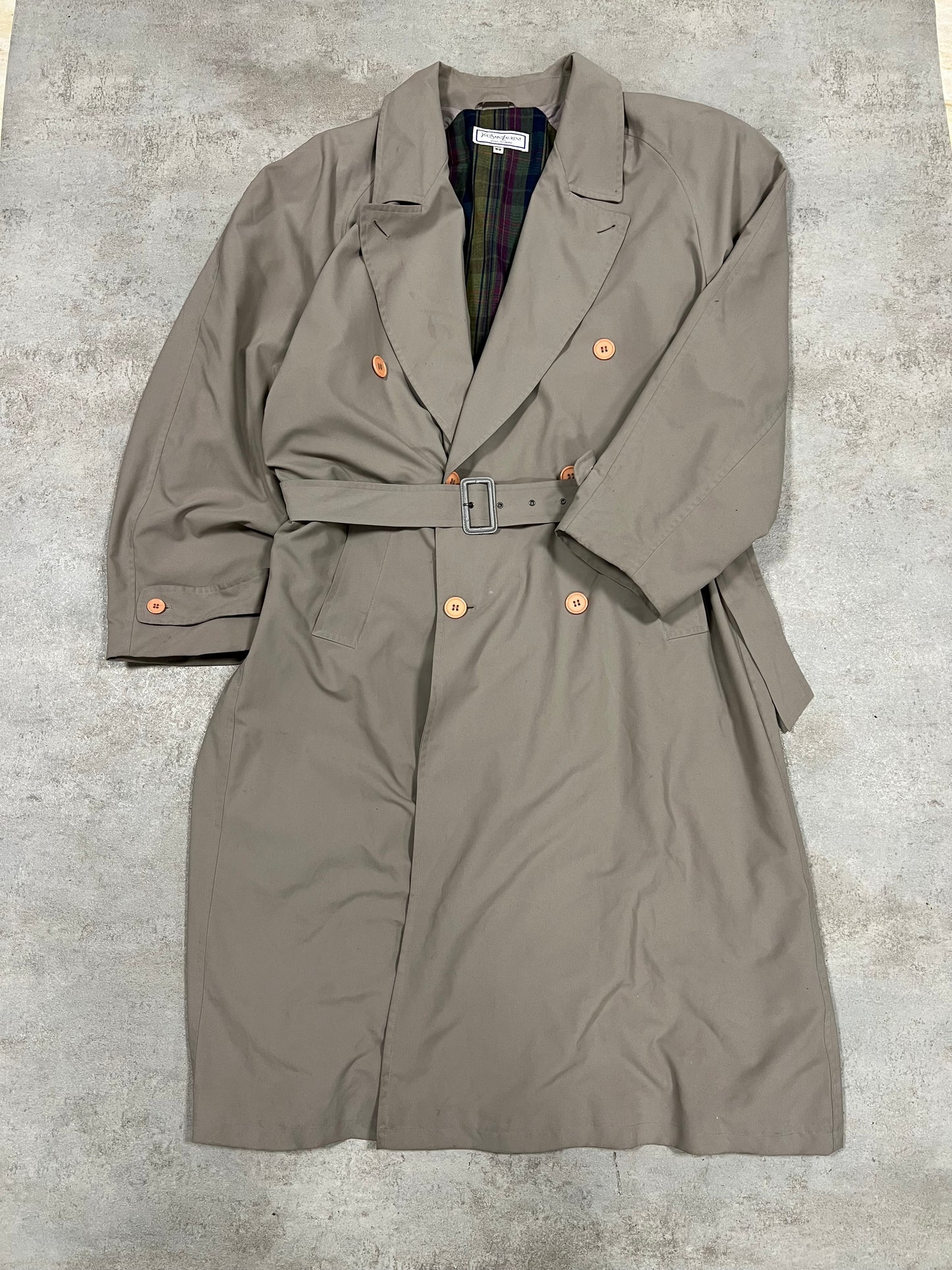 Gabardina Vintage Yves Saint Laurent 80’s - L