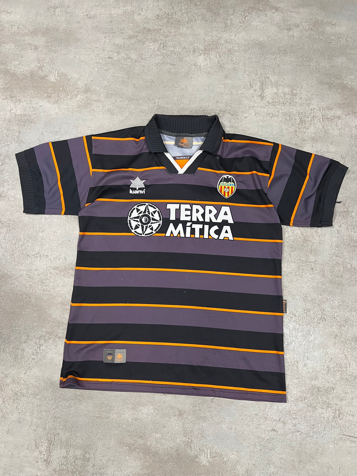 Camiseta Fútbol Vintage Luanvi Valencia FC 1999-00 Third Kit - XL